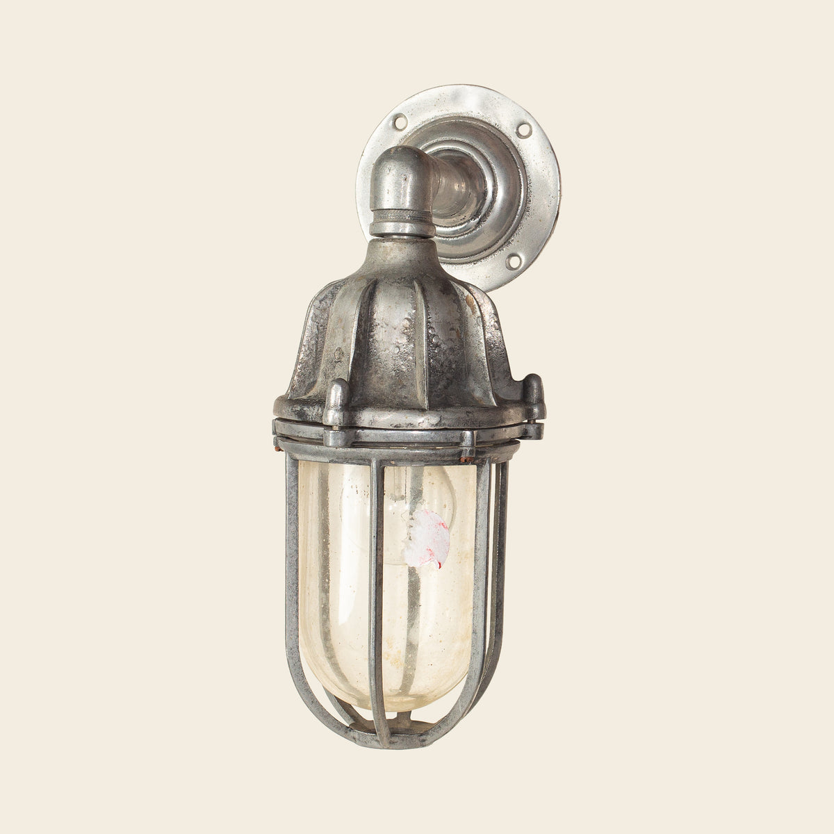 Nickel Industrial Wall Sconce