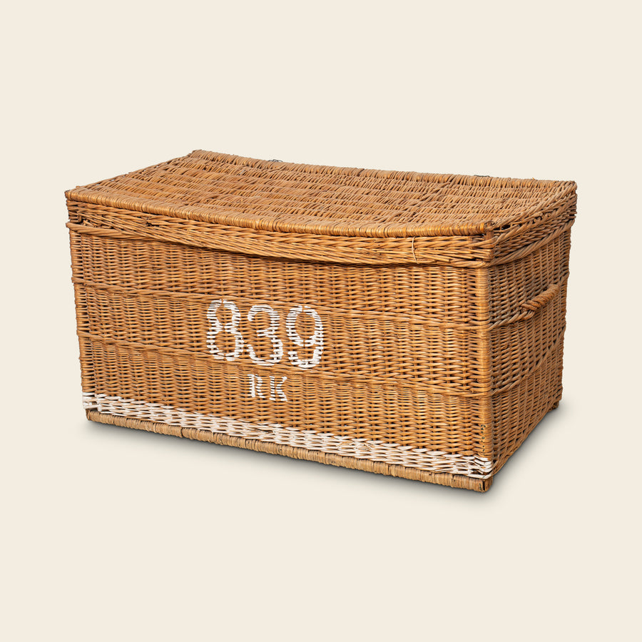 Wicker Storage Trunk