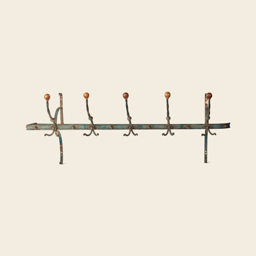 Painted Wall Coat Rack