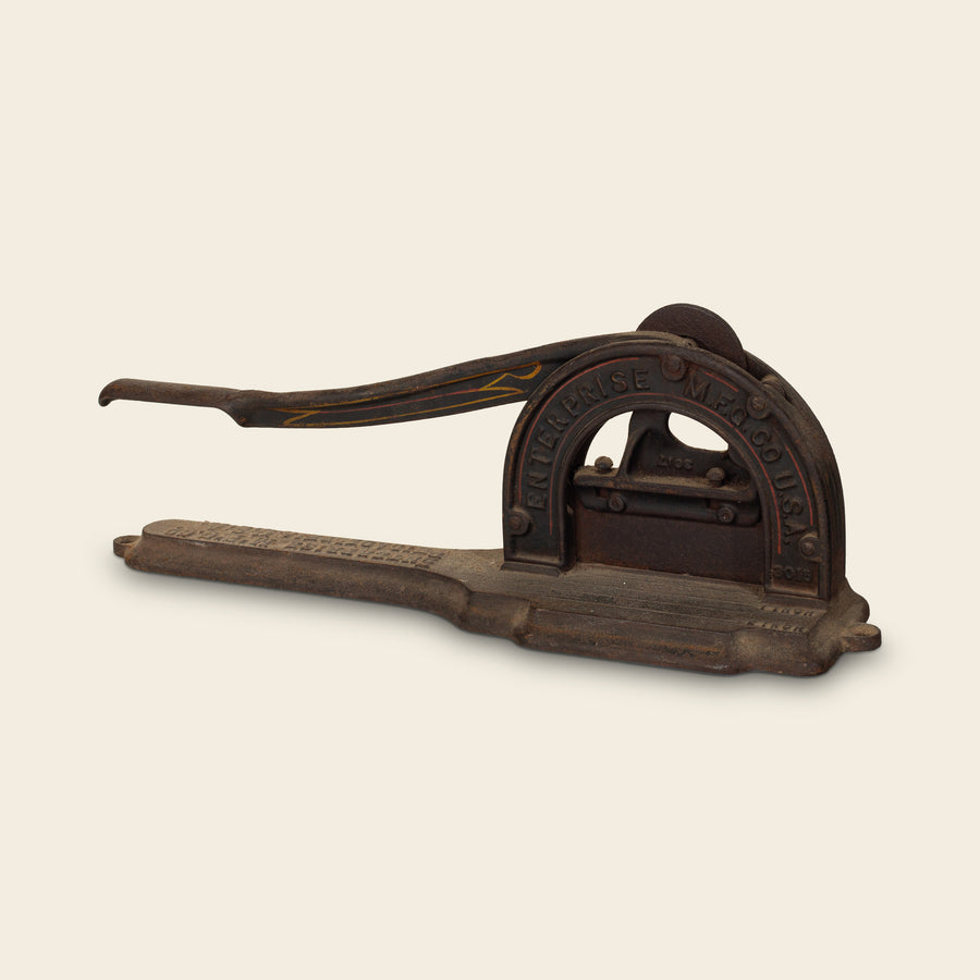 Cast Iron Tobacco Cutter