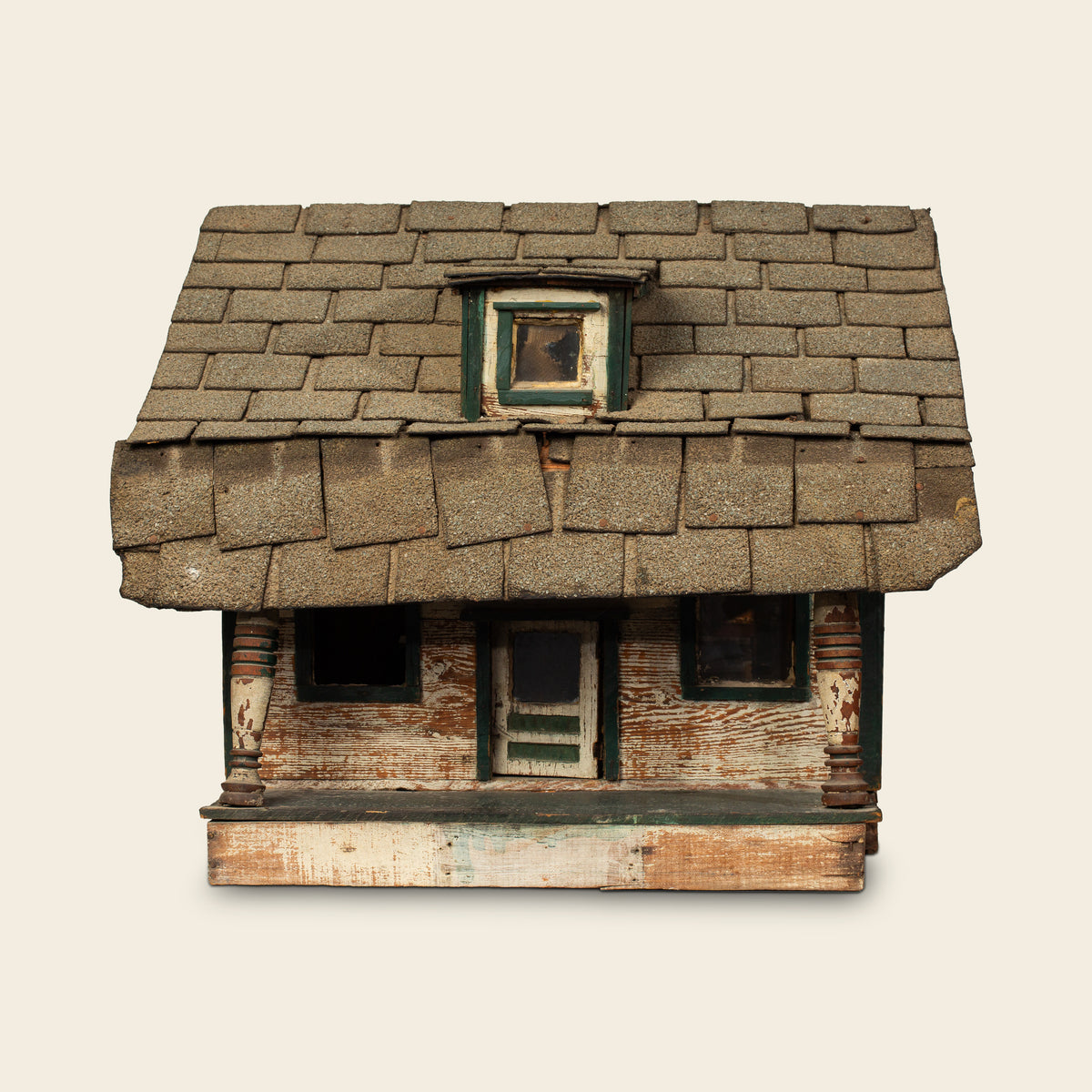 Wood house miniature