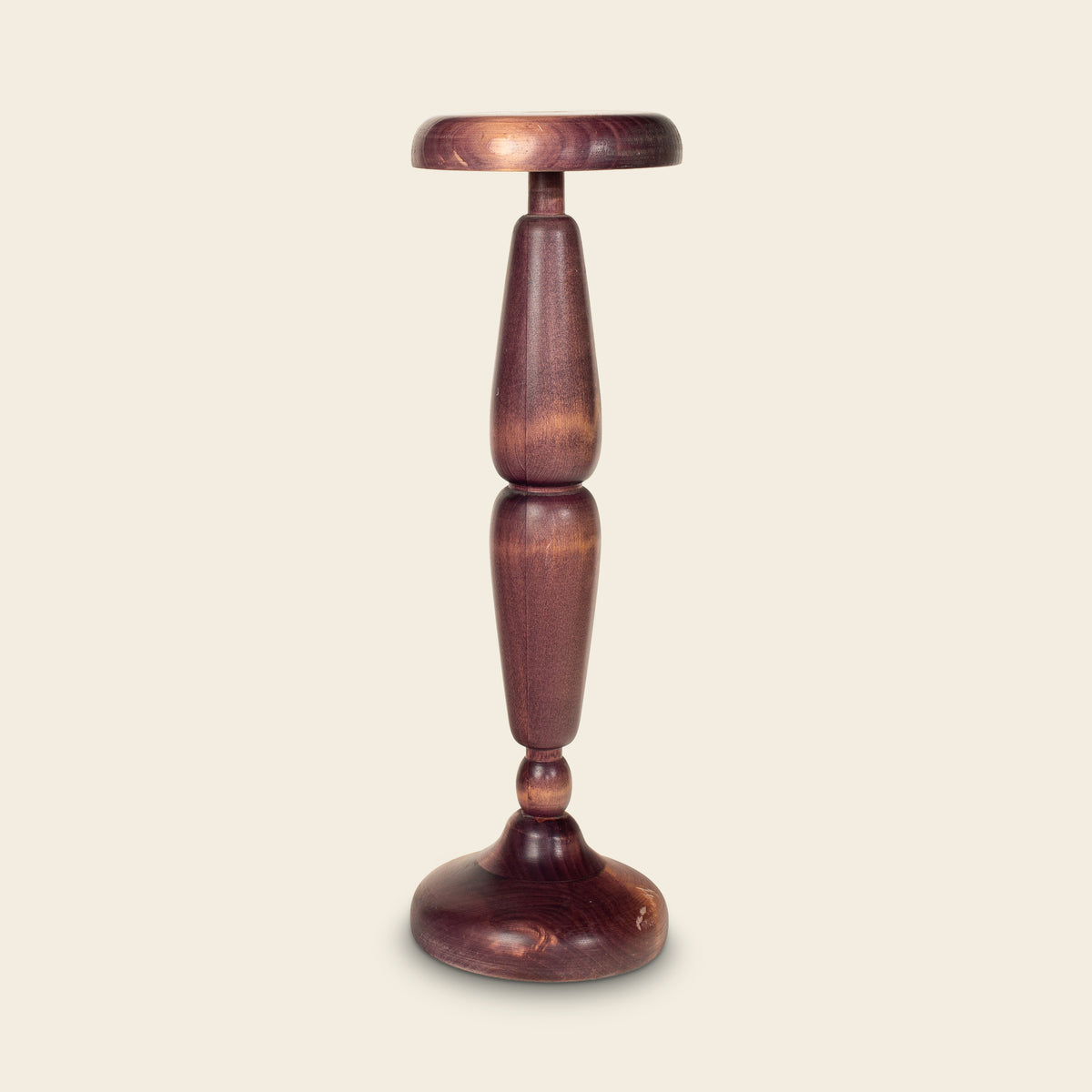 Turned Wood Hat Stand