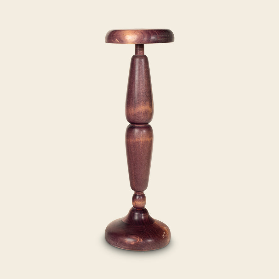 Turned Wood Hat Stand