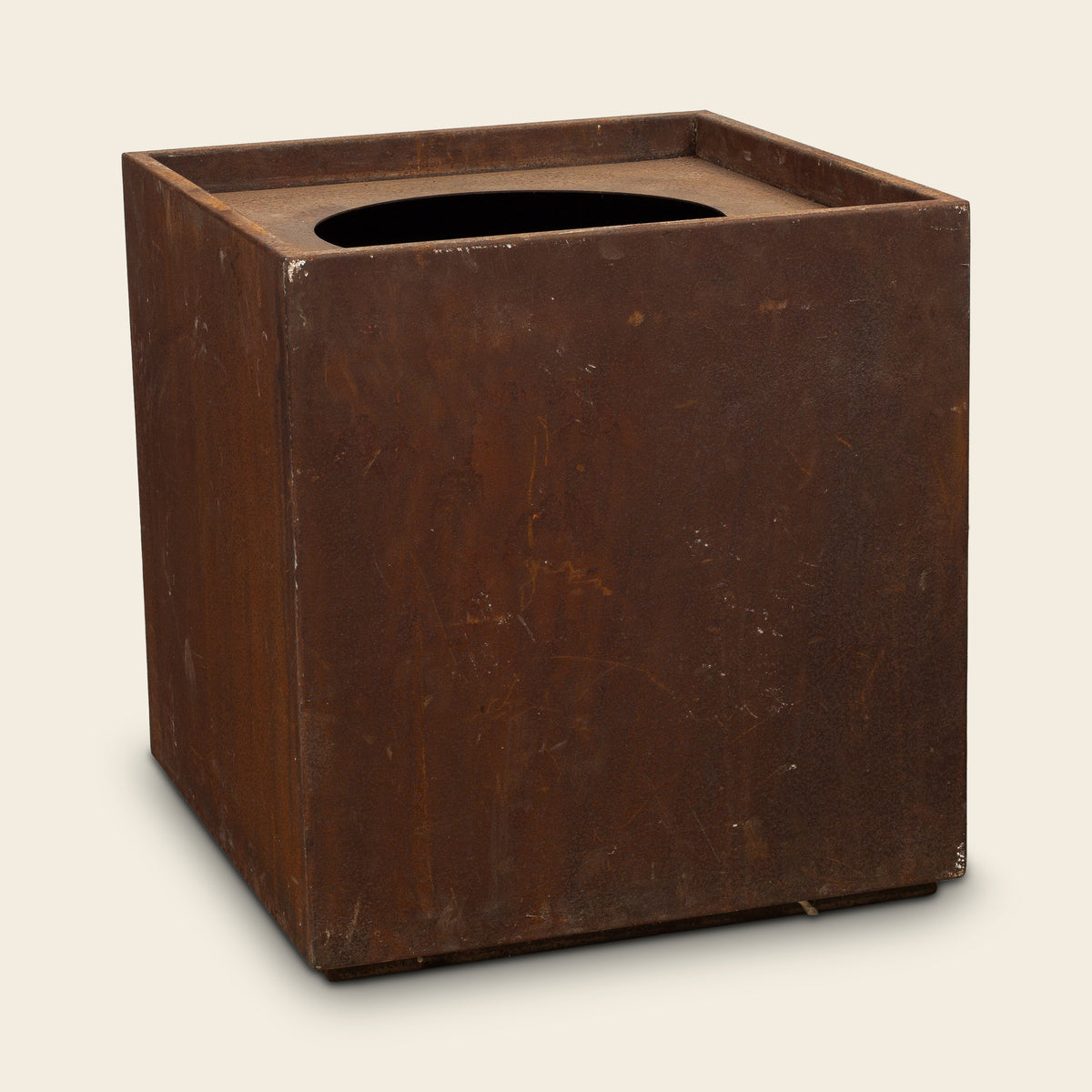 Rusted Metal Planter Box