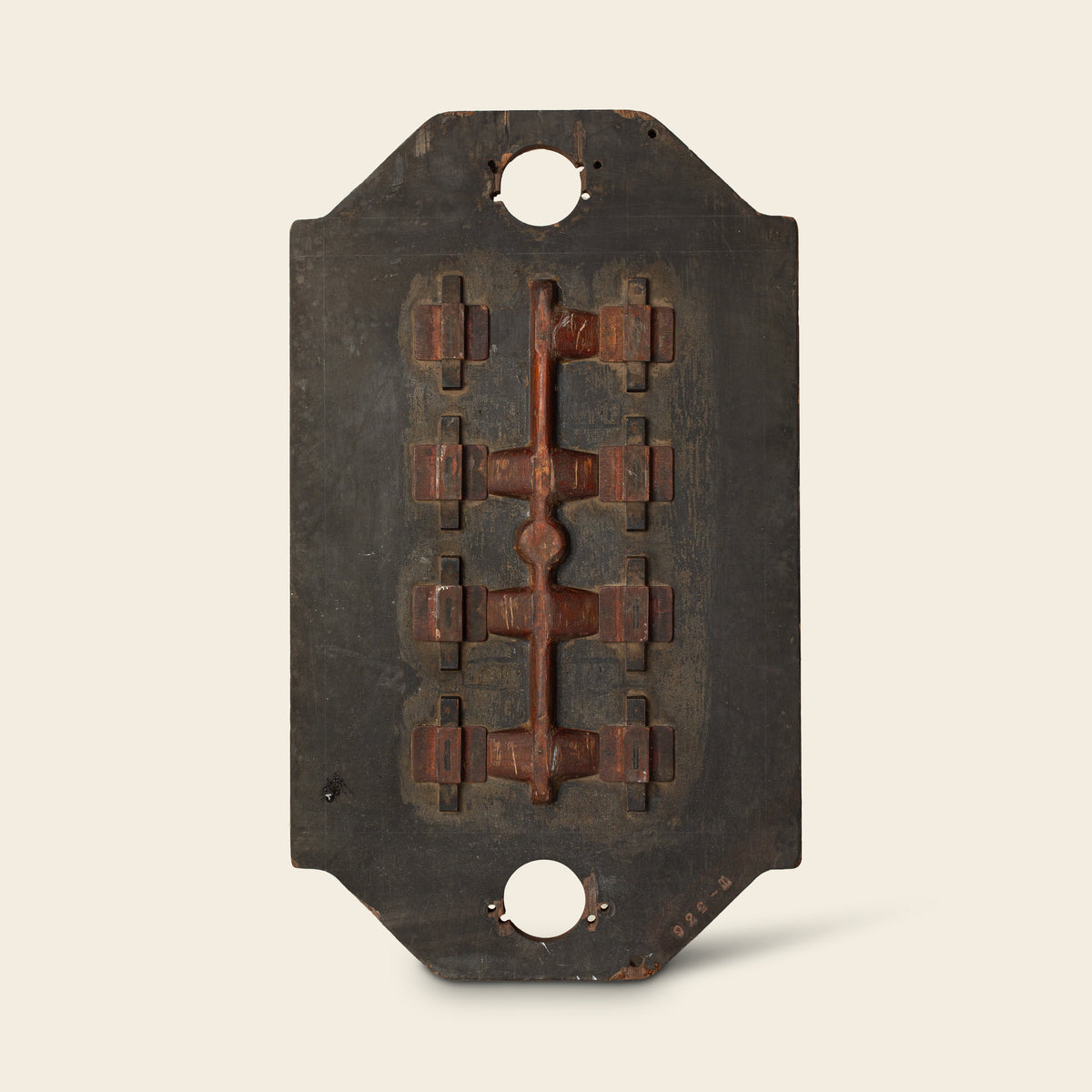 Antique Metal Wafer Mold Plate