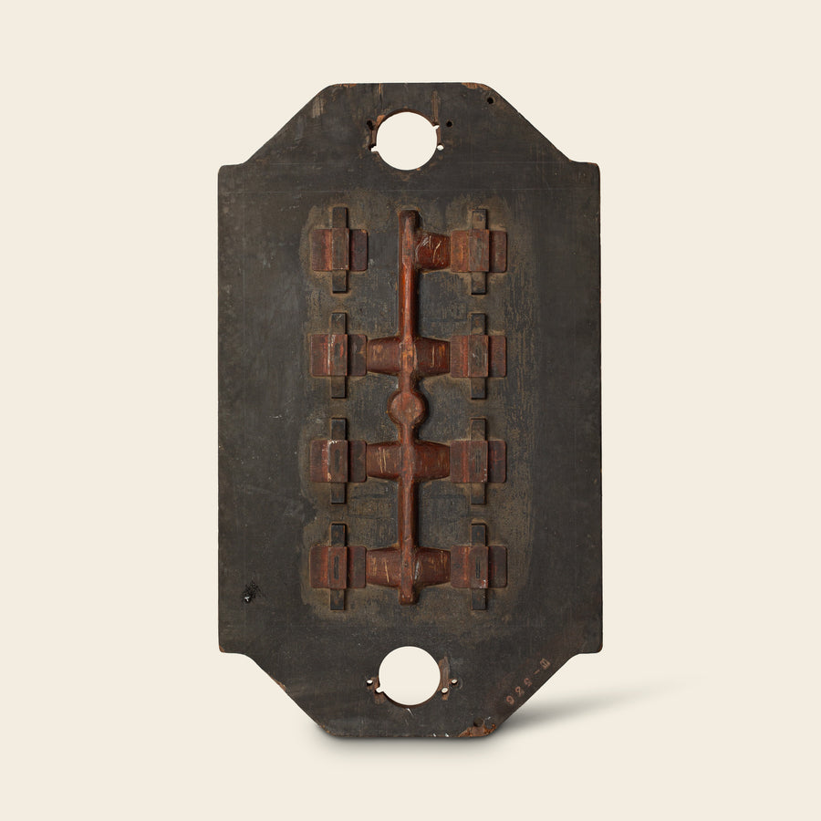 Antique Metal Wafer Mold Plate