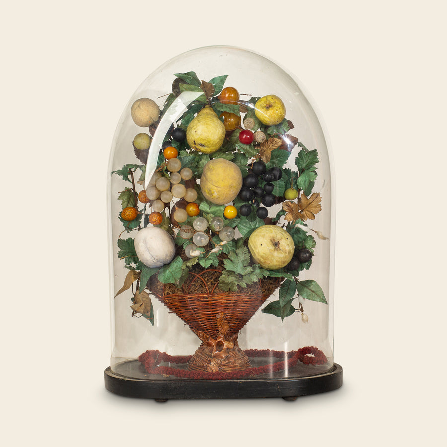 Fruit Basket Under Glass Dome