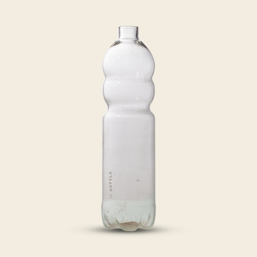 Clear Glass Water Bottle