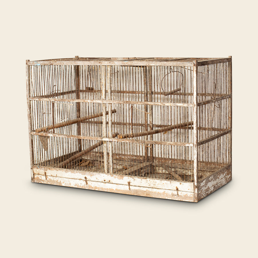 Wire and Wood Birdcage