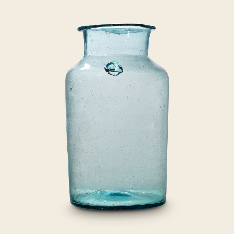 Aqua Glass Bottle